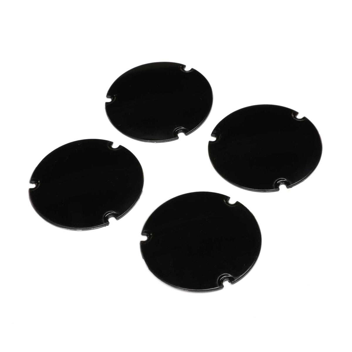 Losi 22S Sprint Wheel Cover Set – Black | Silver