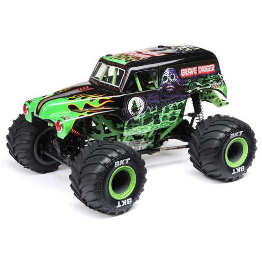 LOS01026T1	 1/18 Mini LMT 4WD Grave Digger Monster Truck Brushed RTR   | The RC Shop at Dr Dans