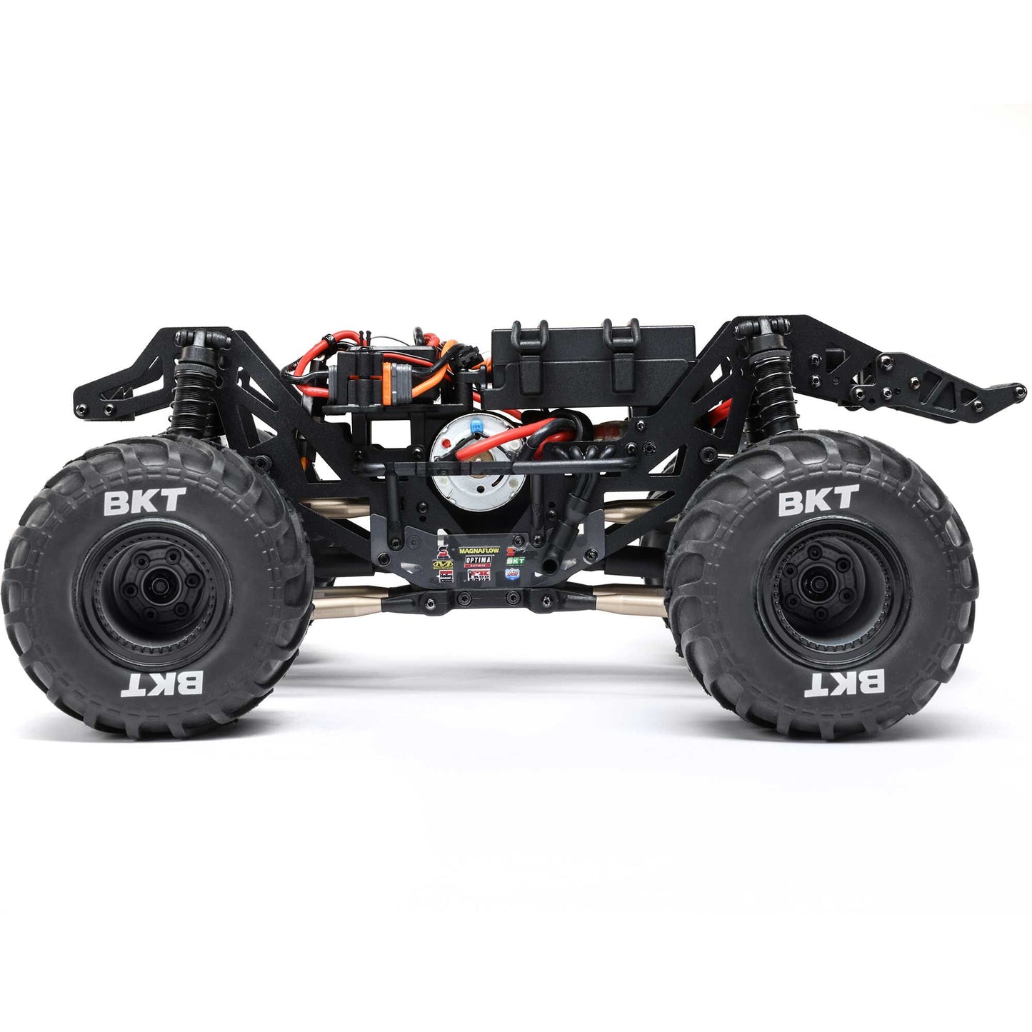 LOS01026T3 - 1/18 Mini LMT Megalodon 2S 4X4 RTR Brushed Monster Truck (Battery &amp; Charger Included), Blue