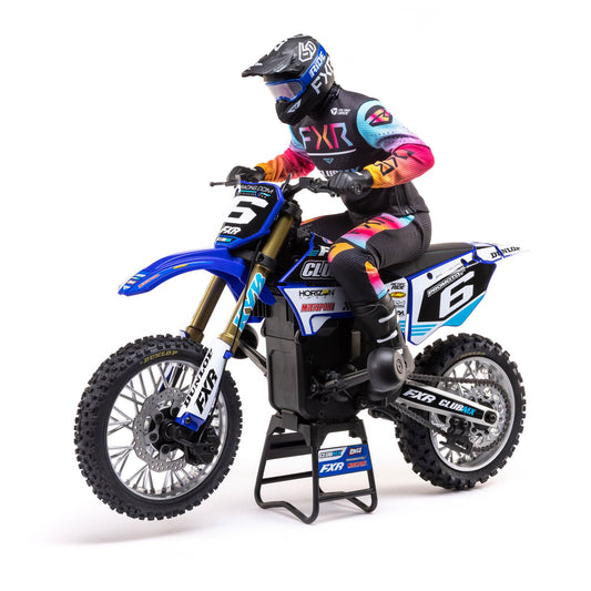 LOS06000T2	 1/4 Promoto-MX Club MX 2S RTR Brushless Motorcycle, Blue