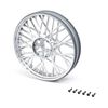 LOS46002	 Front Wheel Set, Satin Chrome: PM-MX