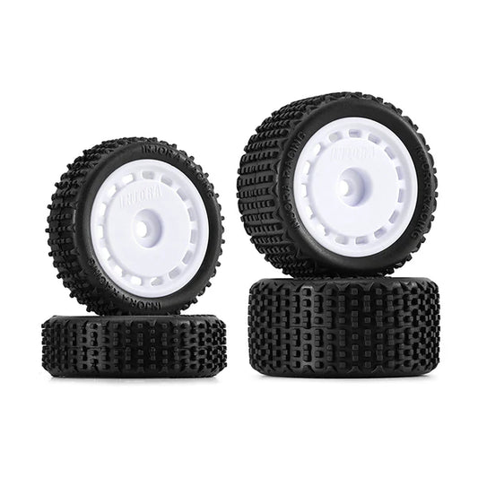 MBT01  INJORA Pre-mounted Pin Buggy Tires & Wheels for 1/24 Losi Micro-B  |The RC Shop at Dr Dans