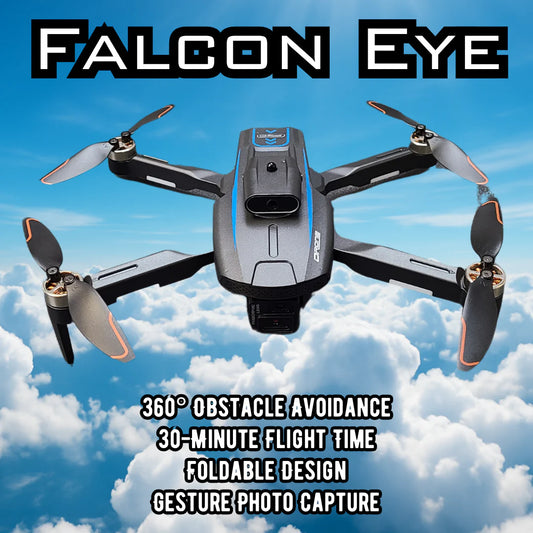 MIC1320    FalconEye Pro Foldable Camera Drone – Dual Cameras, 360° Avoidance, Brushless Power    | The RC Shop at Dr Dans