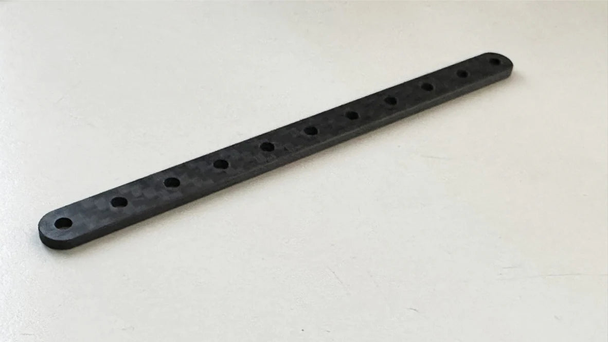 MULTIHOLE-CF    Universal Multi Hole Carbon Fiber Brace for Stealth Mounts (fits SHARK YD2 RDX) - [Rhino Racing]       | The RC Shop at Dr Dans