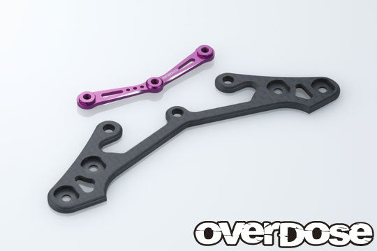 OVERDOSE Lightweight Type-TC Front Bumper for OD RWD Drift Chassis – Red / Purple / Black