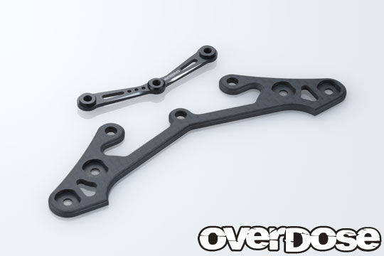 OVERDOSE Lightweight Type-TC Front Bumper for OD RWD Drift Chassis – Red / Purple / Black