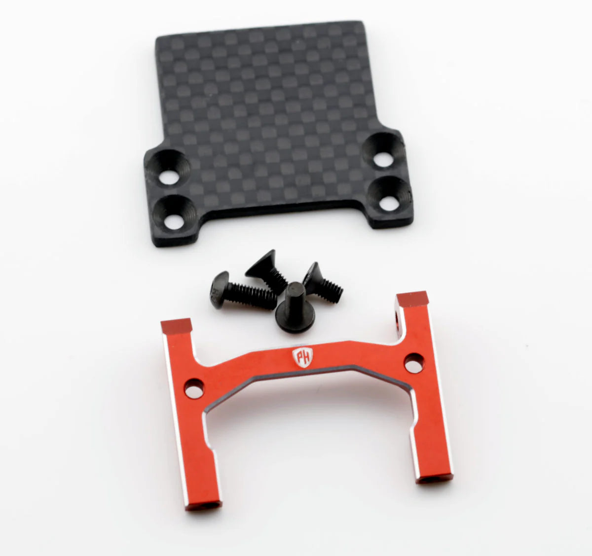 PHB7034  Powerhobby Carbon Fiber Rear ESC Mount Red MST MRX / FRX