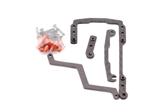 Power Hobby Carbon Fiber Shorty Battery Holder Mount Set for MST RMX 2.5 – PHB7328