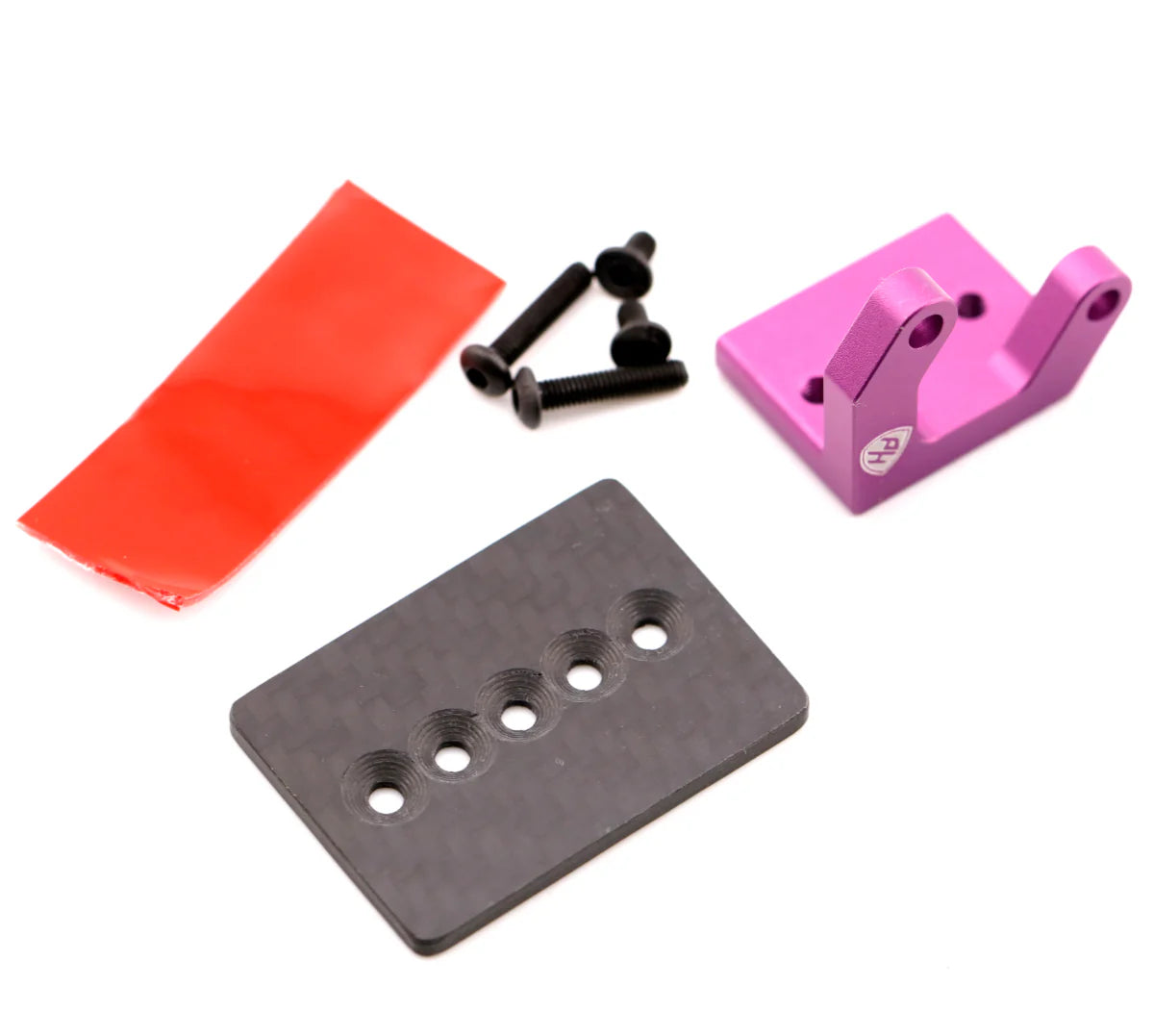 PHB7358   Powerhobby Aluminum Esc Rear Mount Set Red MST RXM 2.0 / 2.5