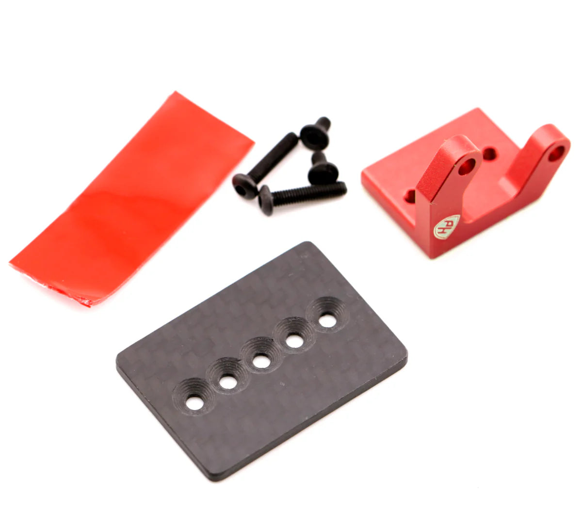 PHB7358   Powerhobby Aluminum Esc Rear Mount Set Red MST RXM 2.0 / 2.5