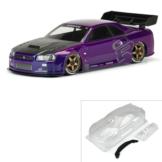 PRM158400    1/7 2002 Nissan Skyline GT-R R34 Clear Body: ARRMA Infraction 6S | The RC Shop at Dr Dans