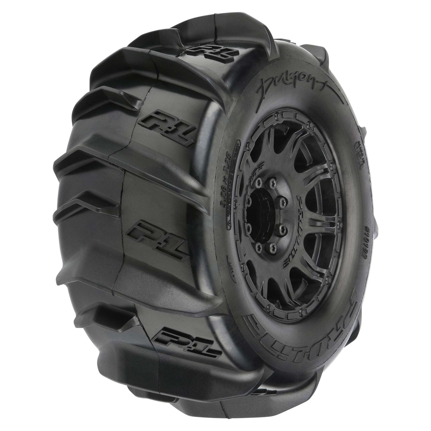 PRO1019210 Dumont 3.8" Paddle MTD on Raid Blk 17mm F/R