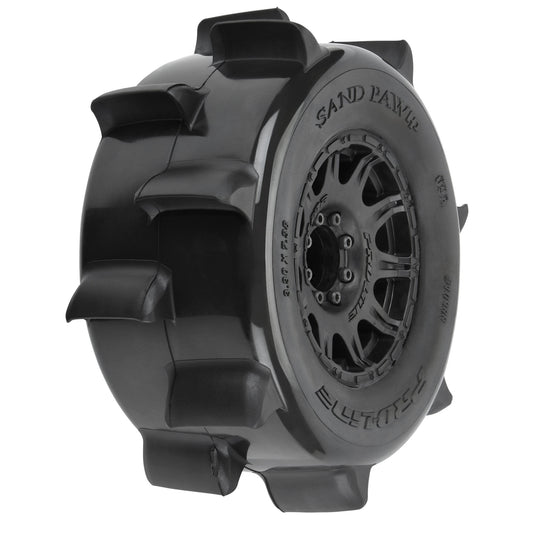PRO1026810	 Sand Paw HP BELTED F/R 3.8" MT Tires MTD 17mm Black Raid (2)