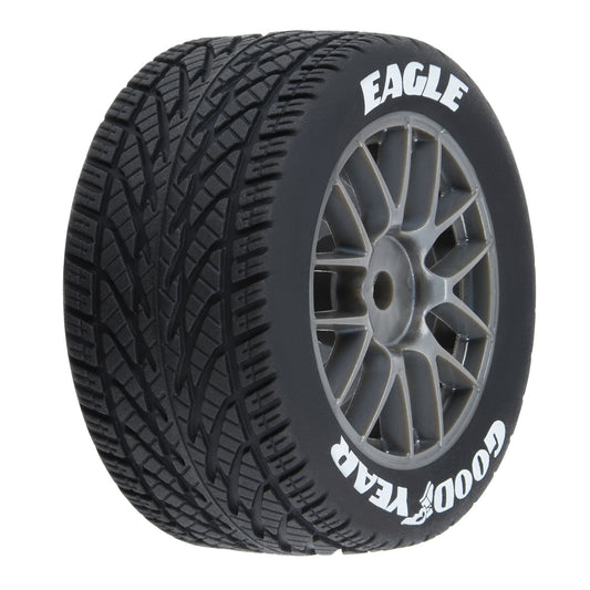 PRO1028310	 Goodyear Eagle Rain Tire F/R MTD Grey for Losi NASCAR Race Car (4)