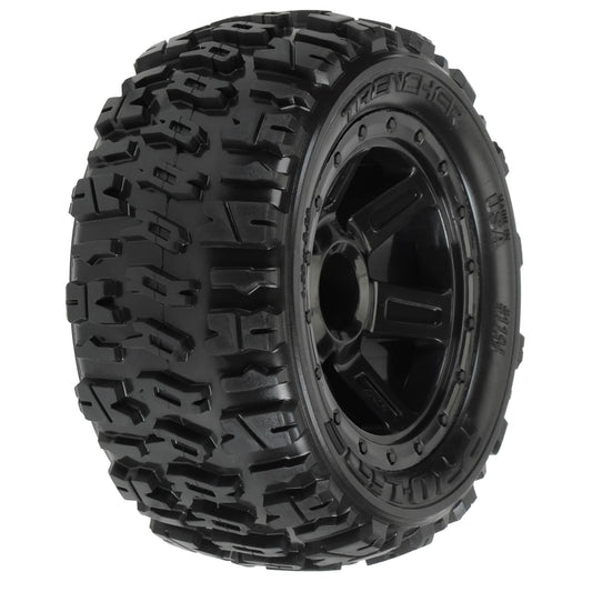 PRO119411   1/16 Trencher M2 Fr/Rr 2.2" Tires Mounted 12mm Blk Desperado (2)  | The RC Shop at Dr Dans