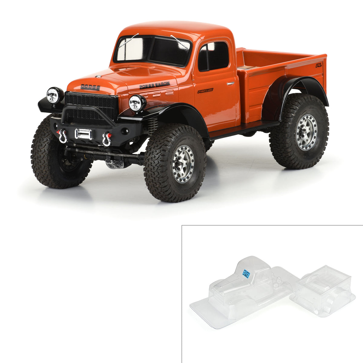 PRO349900 1946 Dodge Power Wagon Clear Body
