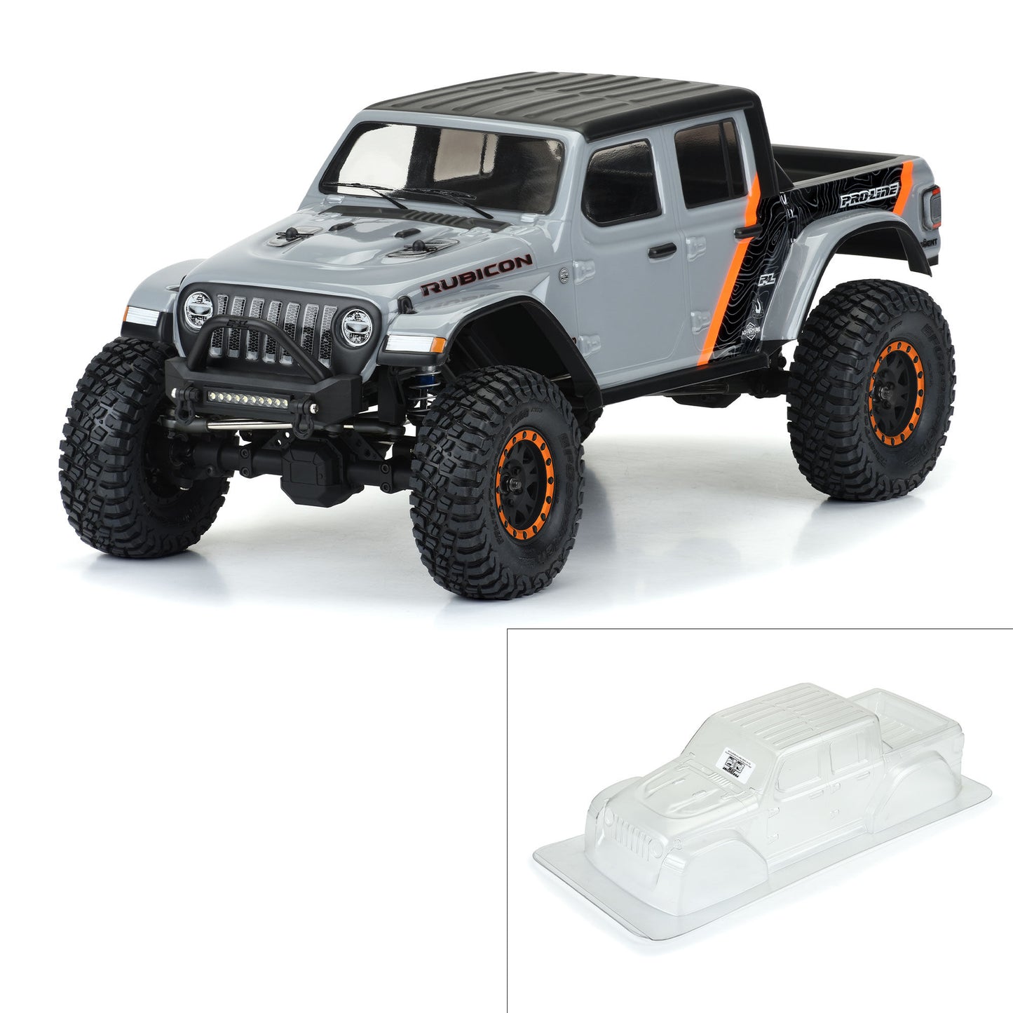PRO353500     1/10 2020 Jeep Gladiator Clear Body 12.3" (313mm) Wheelbase Crwlrs      | The RC Shop at Dr Dans