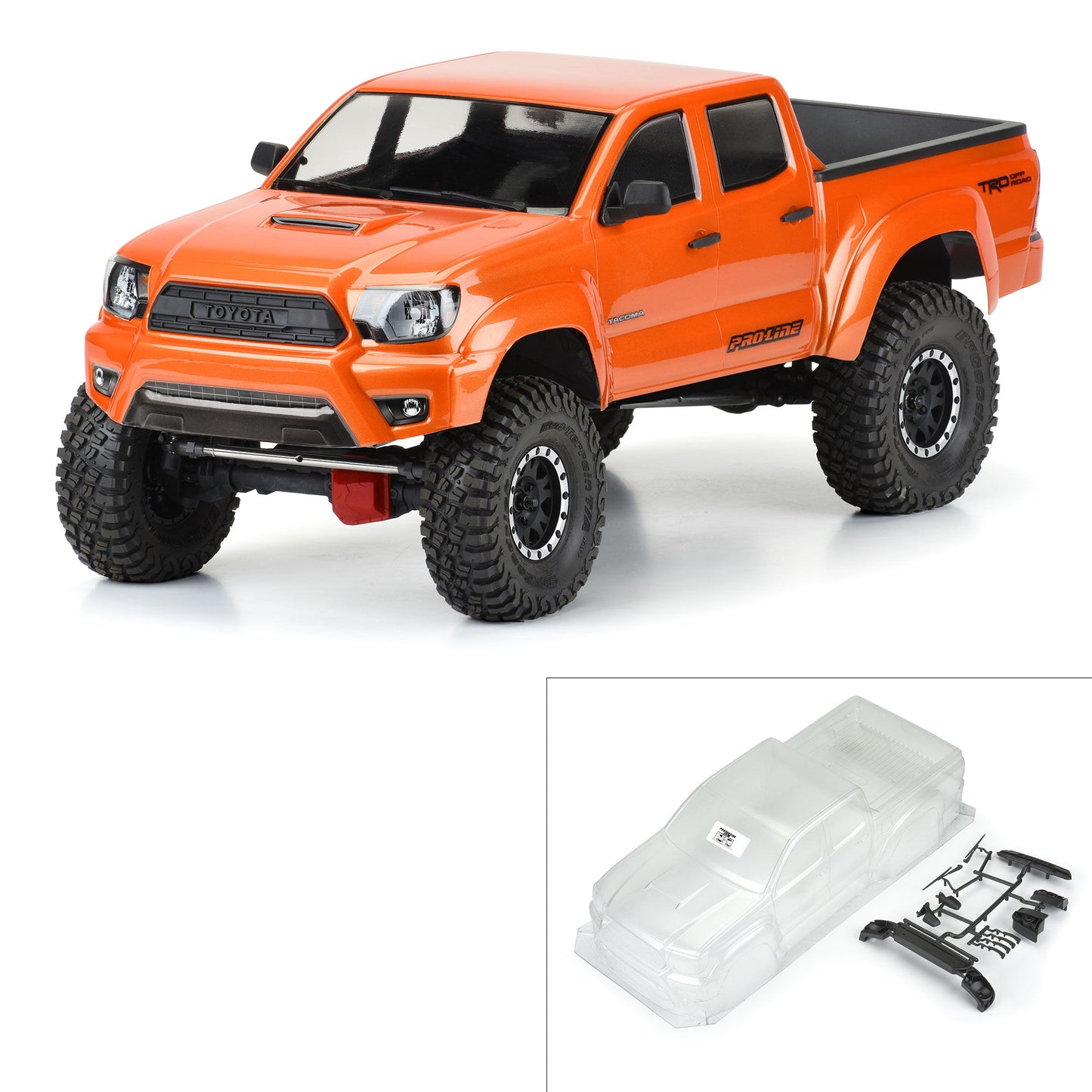 PRO356800    1/10 2015 Toyota Tacoma TRD Pro Clr Bdy 12.3" WB    | The RC Shop at Dr Dans