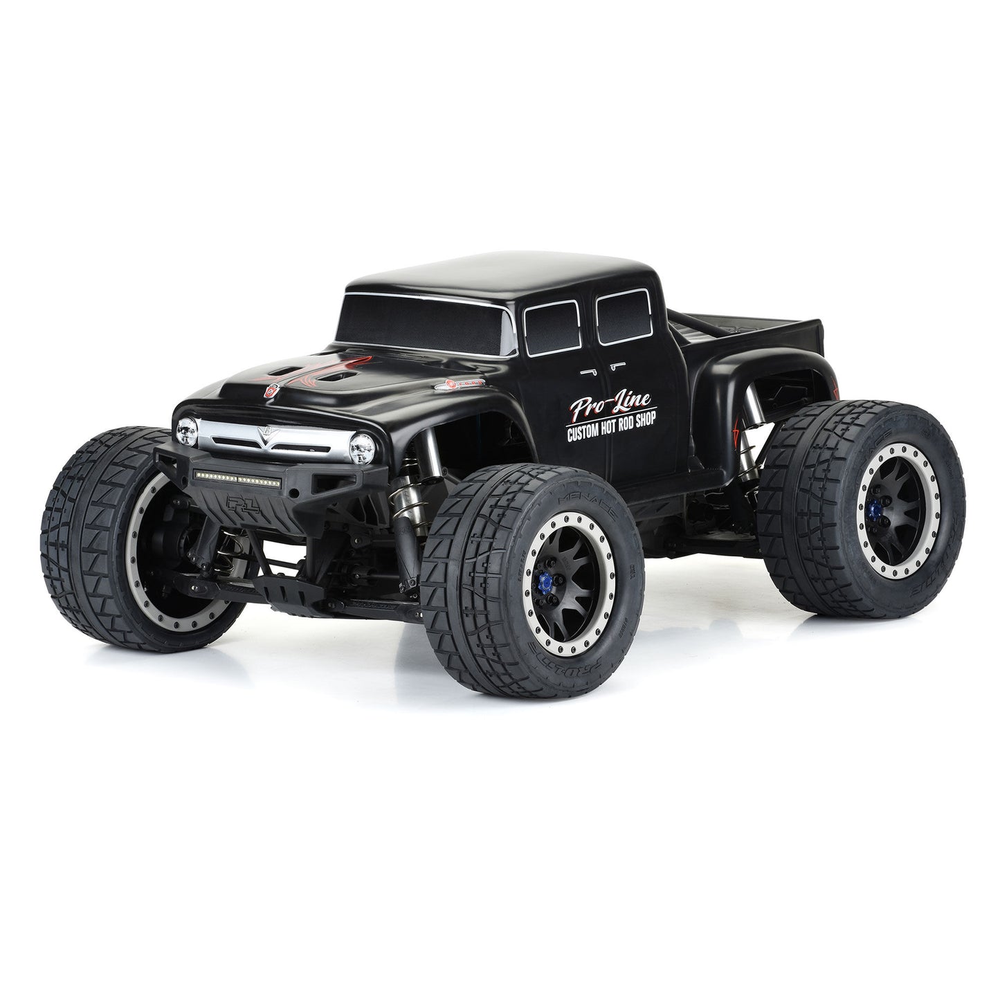 PRO361018	 1/5 Pre-Cut Ford F-100 Bash Armor Black Body: X-MAXX