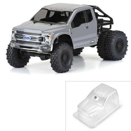 PRO361900	 2017 Ford F-250 Super Duty Cab-Only Clear Body for 12.3in 313mm Wheelbase Scale Crawlers