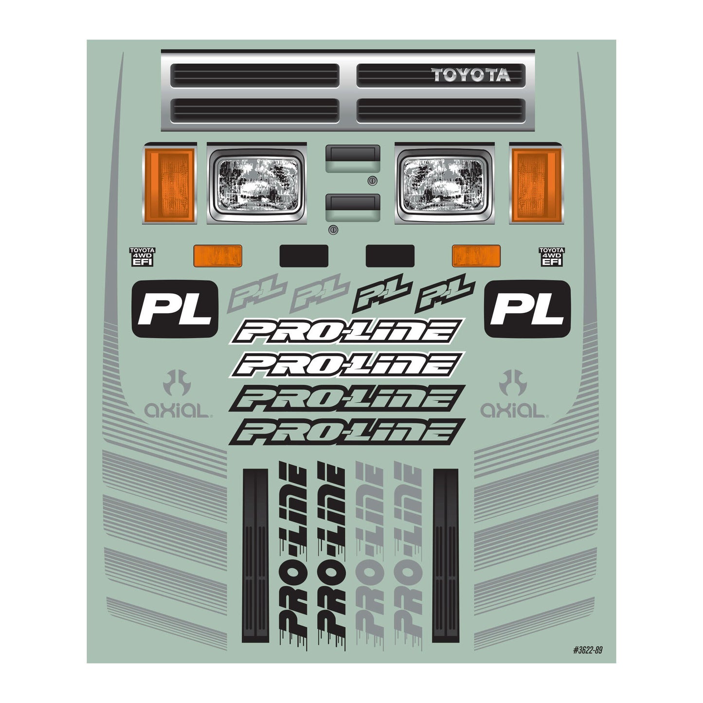 PRO362200	 1985 Toyota Hilux SR5 Cab Only Clear Body for SCX6