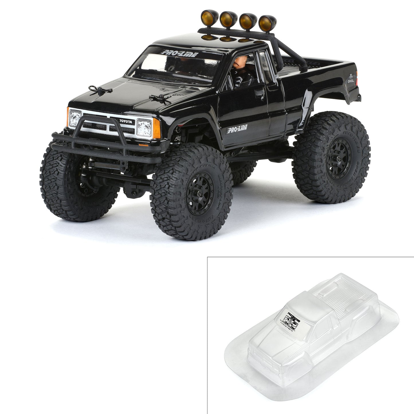 PRO363600	 1985 Toyota HiLux SR5 Clear Body: SCX24  | The RC Shop at Dr Dans