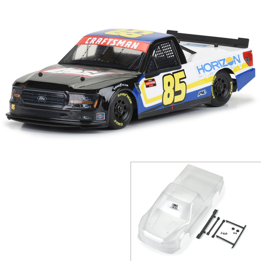 PRO365400	 Pre-Cut 2024 Ford F-150 NASCAR Truck Series Clear Body for Losi NASCAR Racecar | THE RC SHOP