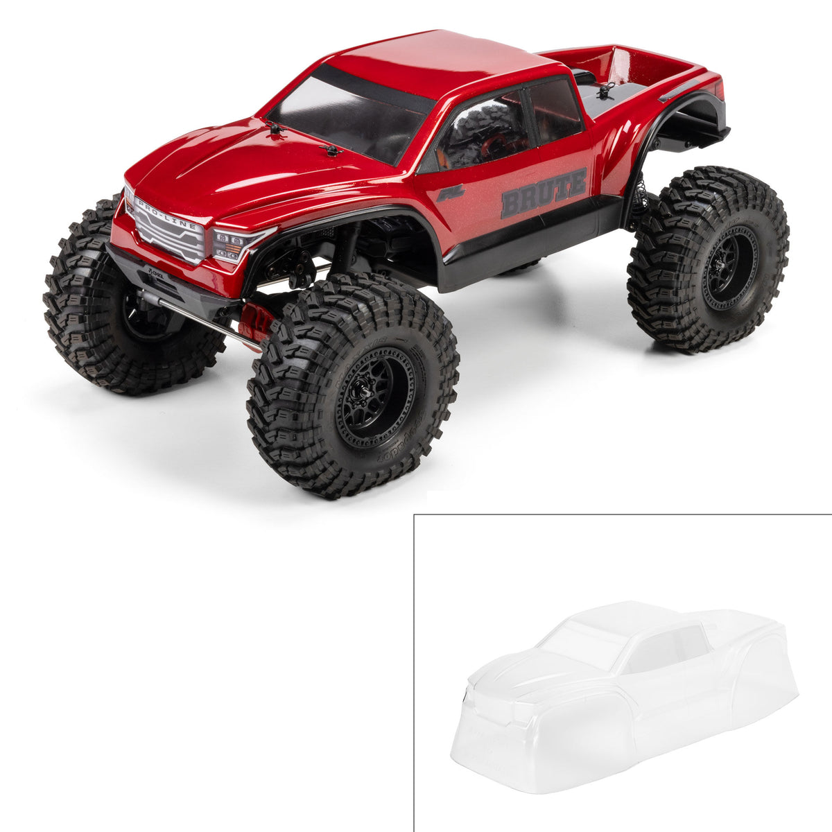 Pro-Line Brute Clear Body for 1/10 12.3" Rock Crawlers – PRO366617