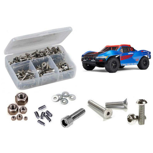 RCZARA059  Stainless Steel Screw Kit, 1/10 ARRMA Fury 223S BLX     | The RC Shop at Dr Dans