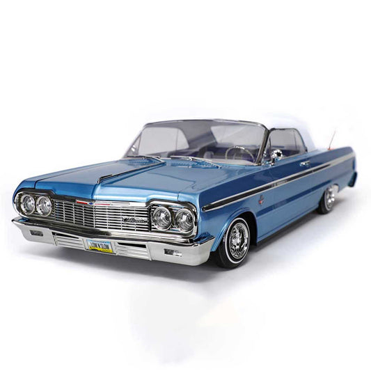 RER32894 1/10 SixtyFour Chevrolet Impala Hopping Lowrider, Blue/White