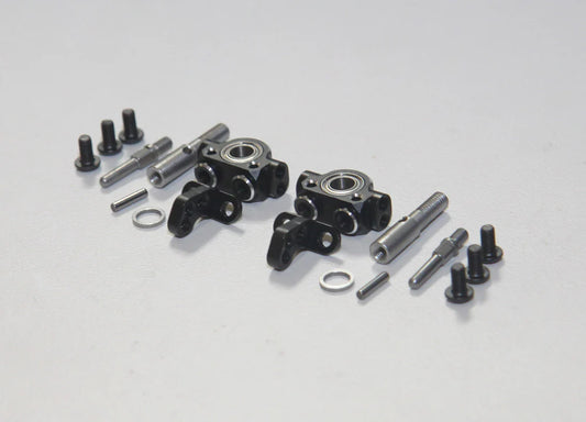 RR-1400    SHARK - Front Steering Aluminum Knuckle Set - RED PURPLE BLACK [Rhino Racing]       | The RC Shop at Dr Dans