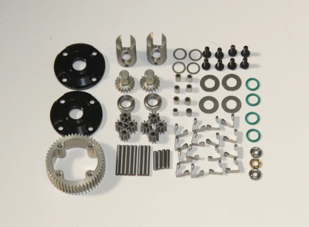 ALUMINUM C-LSD "Centrifugal" CLSD Differential Assembly Unit (RDX YD RD SD MD) Rhino Racing RR-600 - THE RC SHOP AT DRDANS