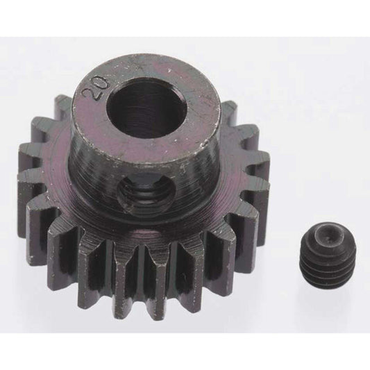 RRP8620   Extra Hard 20 Tooth Blackened Steel 32p Pinion 5mm  |The RC Shop at Dr Dans