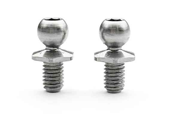 RT-006SNS  SPM Titanium Ball Stud Short neck S size (F4.3mm, Screw length 4.5mm, 2pcs.)   | The RC Shop at Dr Dans