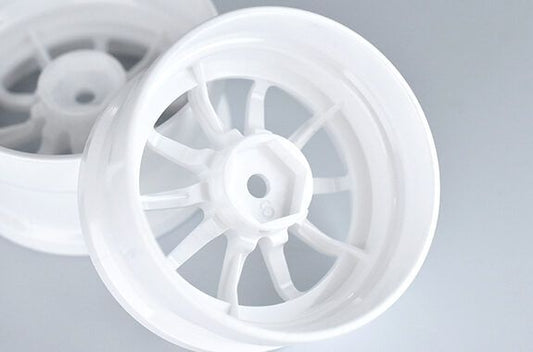 RW-VR10W6     REVE D COMPETITION WHEEL VR10; WHITE, OFFSET 6mm, 2 pcs.     | The RC Shop at Dr Dans