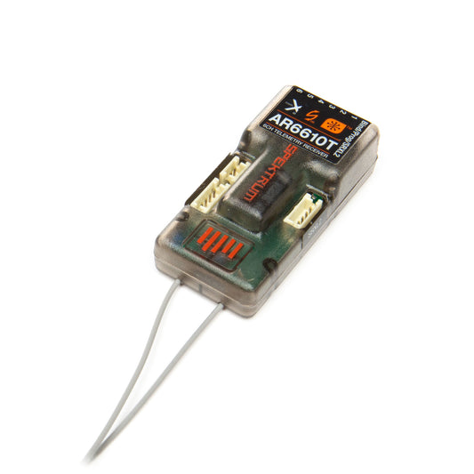 SPMAR6610T AR6610T 6 Channel DSMX Telemetry Receive