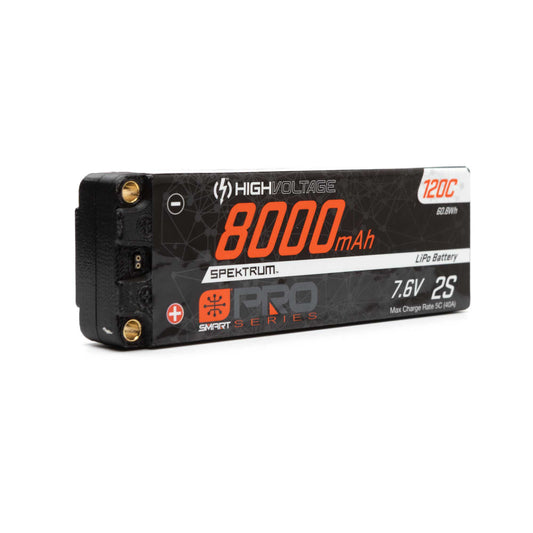 SPMX82S120HT  7.6V 8000mAh 2S 120C Smart Pro Race Hardcase LiHV Battery: Tubes, 5mm   | The RC Shop at Dr Dans