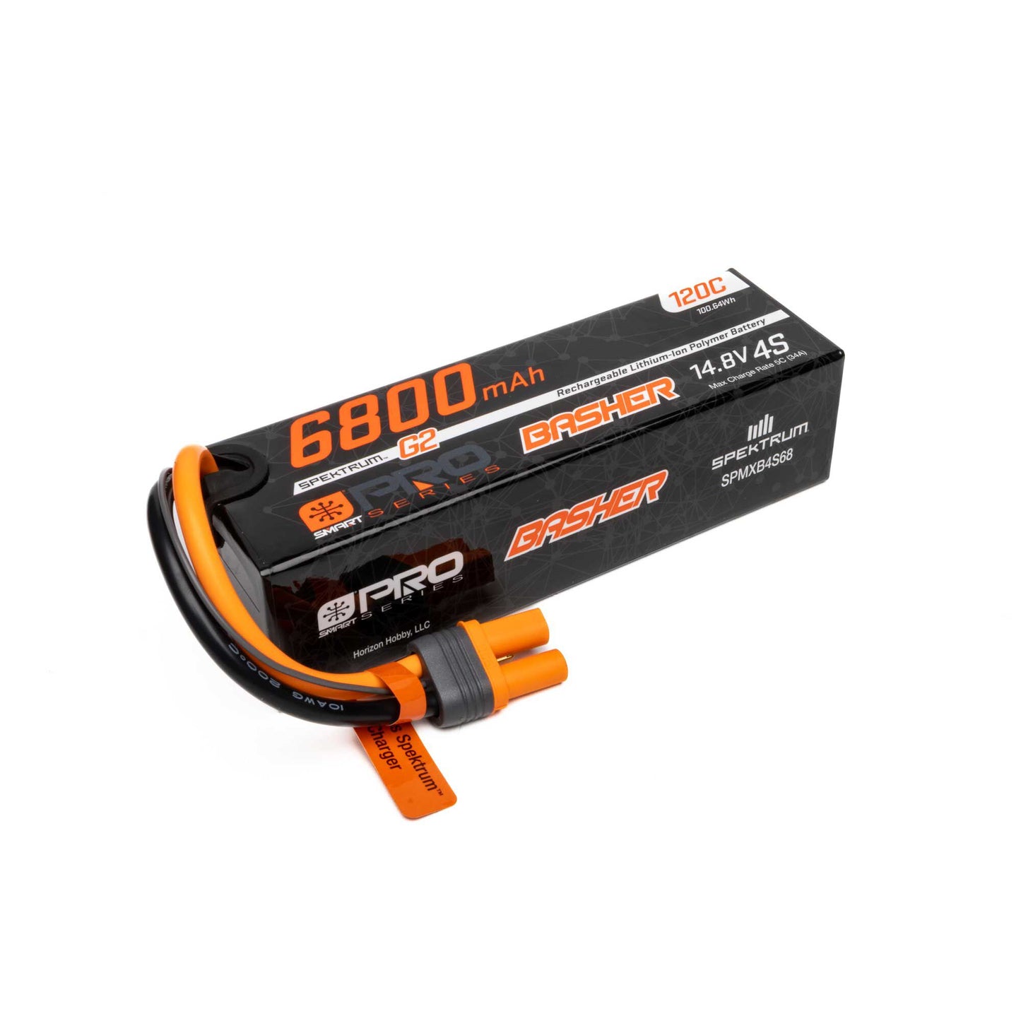 SPMXB4S68   14.8V 6800mAh 4S 120C Smart G2 Pro Basher LiPo Battery: IC5      | The RC Shop at Dr Dans