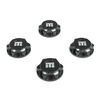 TKR5116B Wheel Nuts 17mm M12x1.0, T Logo Serrated, 4pc