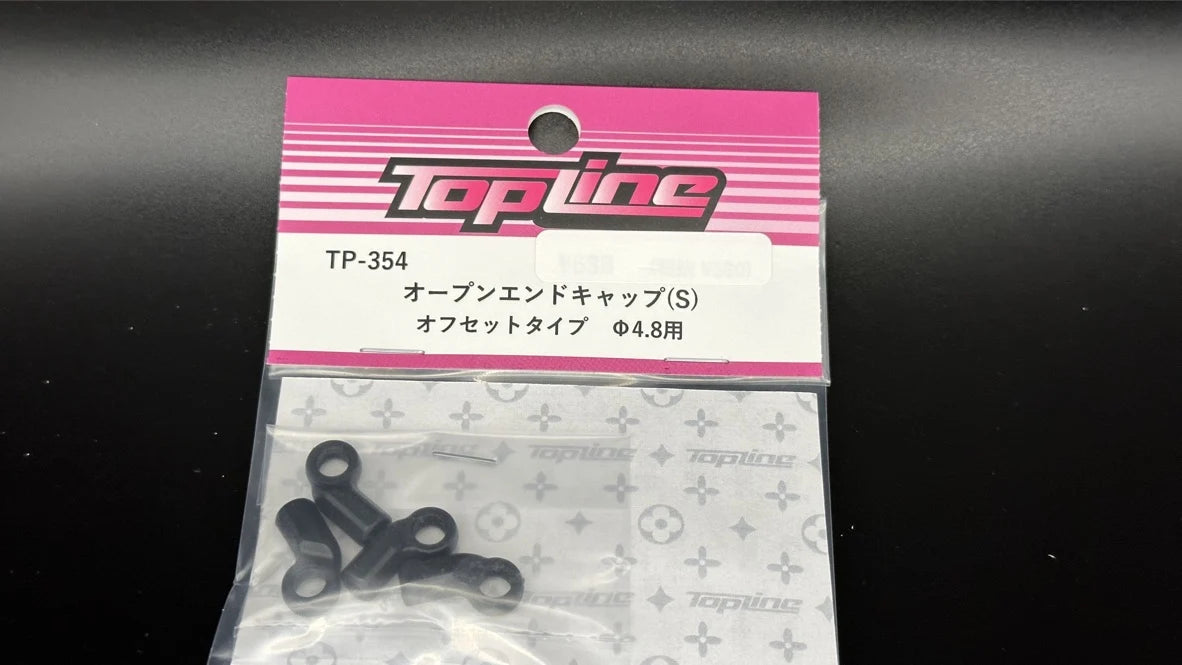 TOPLINE BALL CUP - OPEN CUP (CAP) 4.3MM 4.8MM 5.3MM - 4 PACK  CHOOSE OPTION