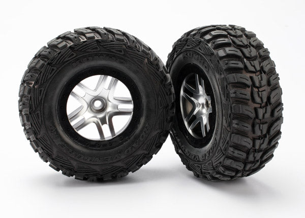 5882R SCT Satin Chrome & Black Wheels & S1 Kumho Tires (2)   | The RC Shop at Dr Dans