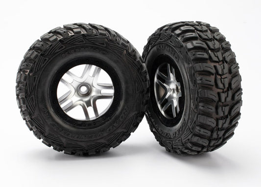 5882R SCT Satin Chrome & Black Wheels & S1 Kumho Tires (2)   | The RC Shop at Dr Dans
