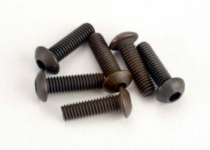 2577 Button-Head Machine Screws 3x10 mm (6)  | The RC Shop at Dr Dans