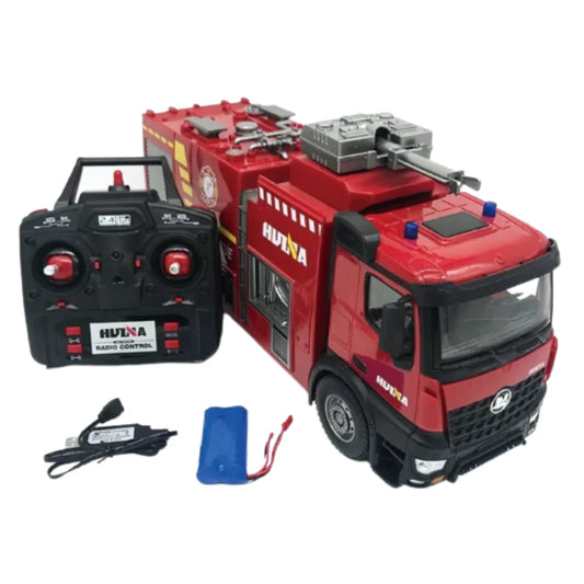 HUN11562   Huina 11562 2.4GHz 1/14 RC Fire Truck with Functional Water Pump