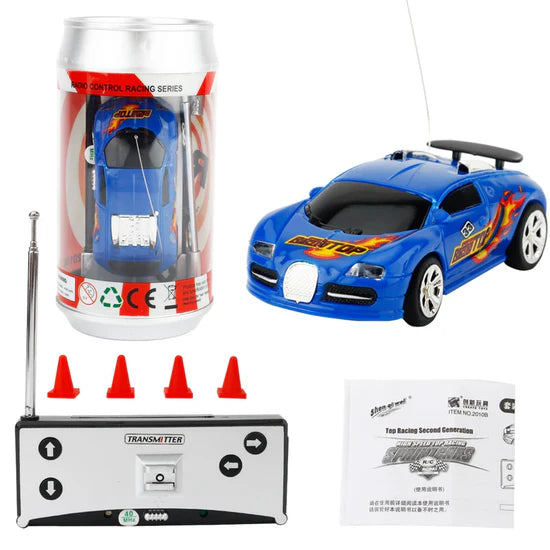 Soda Can Car    RC Pro 1/58 Scale POP RC Car – Micro RTR Racer with 2.4GHz Control | 2010B