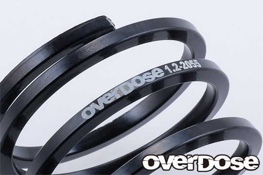 4Edge Twin Spring 1.2-2070 (□1.2 dia, 7.0 Coil, 20mm Length, HSP/2pcs/Purple) | THE RC SHOP AT DRDANS