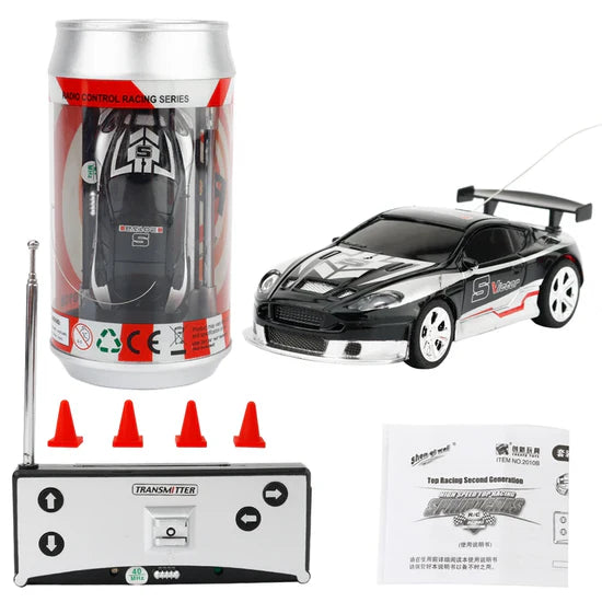 Soda Can Car    RC Pro 1/58 Scale POP RC Car – Micro RTR Racer with 2.4GHz Control | 2010B