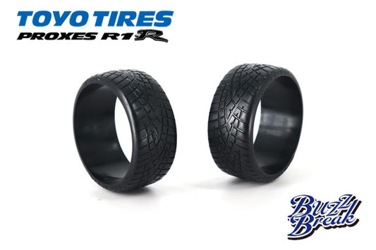 Buzz Break x OVERDOSE TOYO TIRES PROXES R1R 26mm RC Drift Tires (2pcs)