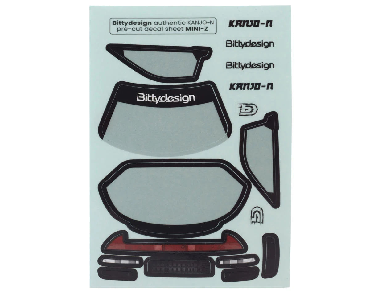 BDYBDMZ-KJN     Bittydesign 1/28 KANJO-N Micro On-Road TC Polycarbonate Body (Clear) (98mm Wheelbase)       | The RC Shop at Dr Dans