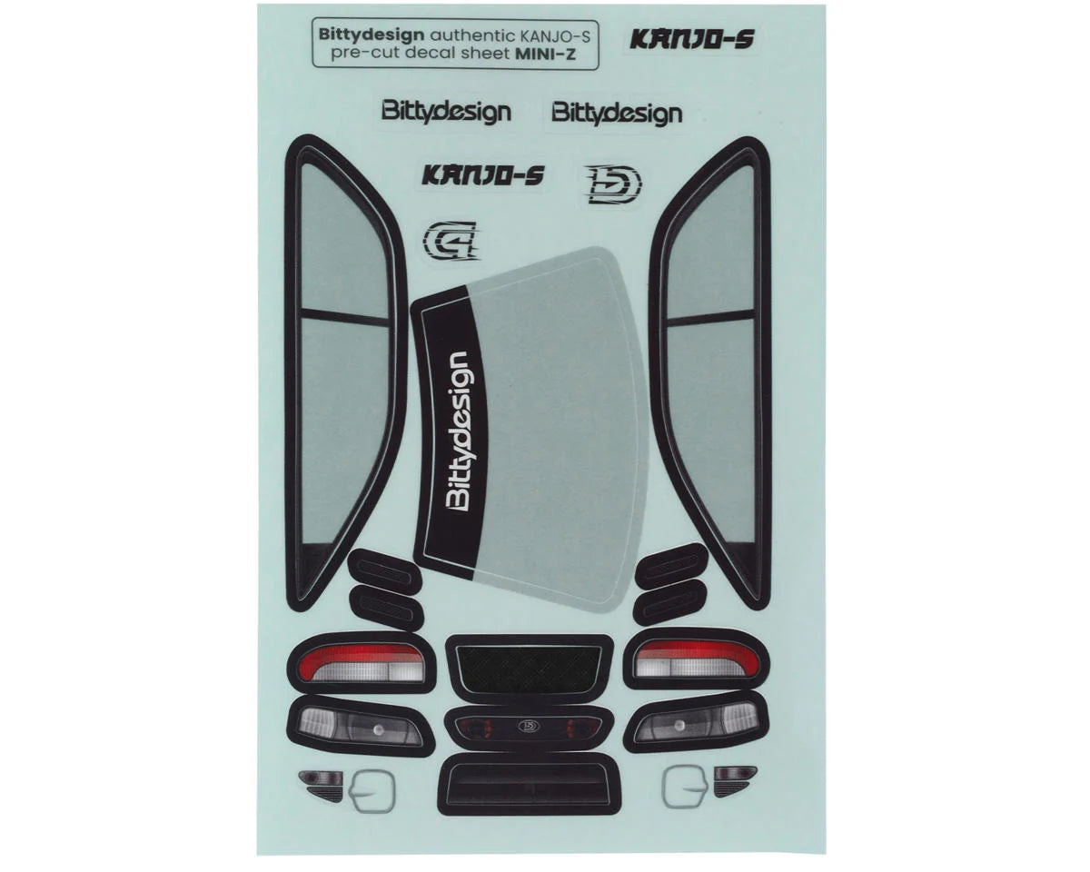 BDYBDMZ-KJS     Bittydesign 1/28 KANJO-S Micro On-Road TC Polycarbonate Body (Clear) (98mm Wheelbase)       | The RC Shop at Dr Dans